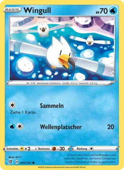 Pokémon-Karte Wingull 041/192