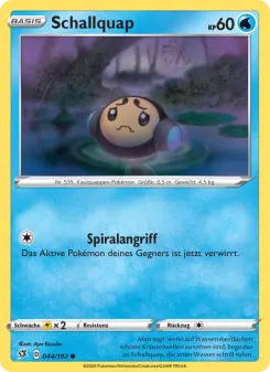 Pokémon-Karte Schallquap 044/192