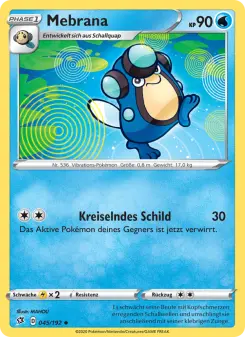 Pokémon-Karte Mebrana 045/192