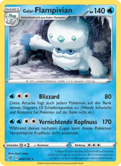 Pokémon-Karte Galar-Flampivian 048/192
