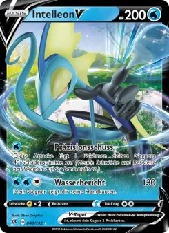 Pokémon-Karte Intelleon V 049/192