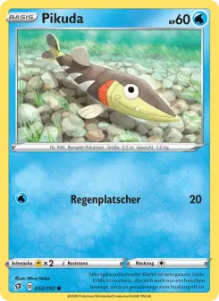 Pokémon-Karte Pikuda 052/192