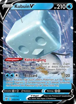 Pokémon-Karte Kubuin V 055/192