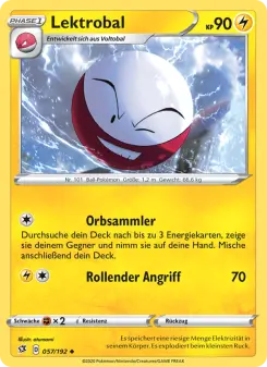Pokémon-Karte Lektrobal 057/192