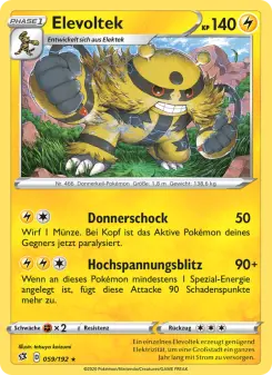 Pokémon-Karte Elevoltek 059/192