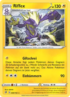 Pokémon-Karte Riffex 069/192