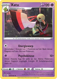 Pokémon-Karte Xatu 077/192