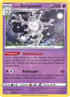Pokémon-Karte Galar-Gorgasonn 079/192