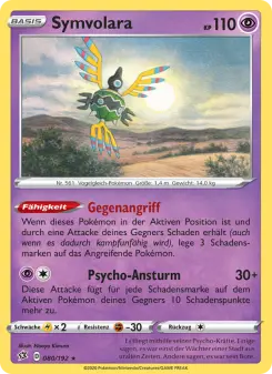 Pokémon-Karte Symvolara 080/192