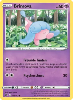 Pokémon-Karte Brimova 083/192