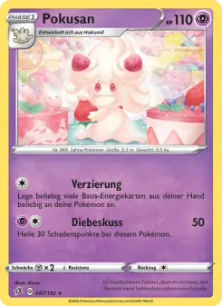 Pokémon-Karte Pokusan 087/192