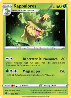 Pokémon-Karte Kappalores 009/192