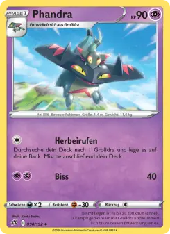 Pokémon-Karte Phandra 090/192