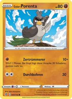 Pokémon-Karte Galar-Porenta 094/192