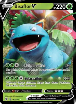 Pokémon-Karte Bisaflor V 001/073