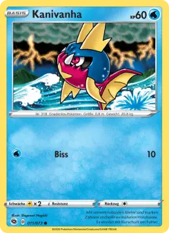 Pokémon-Karte Kanivanha 011/073