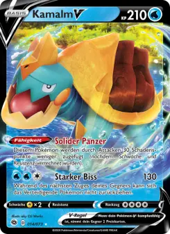 Pokémon-Karte Kamalm V 014/073