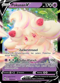 Pokémon-Karte Pokusan V 022/073
