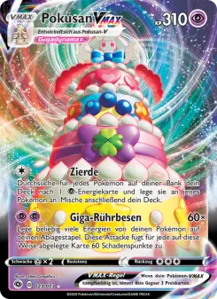 Pokémon-Karte Pokusan VMAX 023/073
