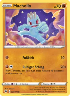 Pokémon-Karte Machollo 024/073