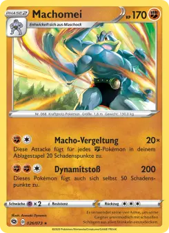 Pokémon-Karte Machomei 026/073
