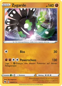 Pokémon-Karte Zygarde 028/073