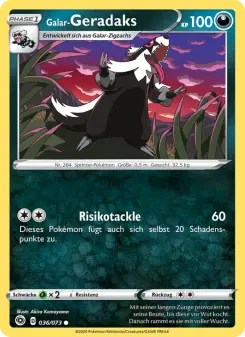 Pokémon-Karte Galar-Geradaks 036/073