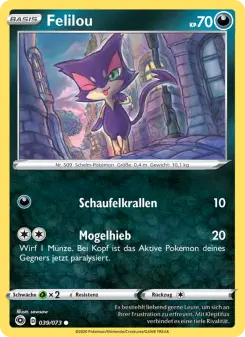 Pokémon-Karte Felilou 039/073