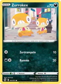 Pokémon-Karte Zurrokex 041/073