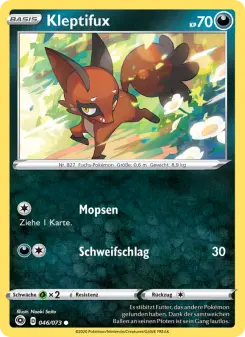 Pokémon-Karte Kleptifux 046/073