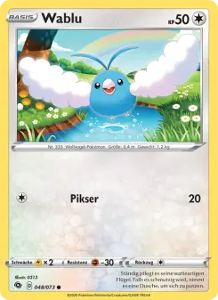 Pokémon-Karte Wablu 048/073