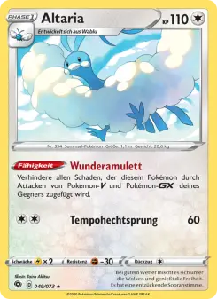 Pokémon-Karte Altaria 049/073