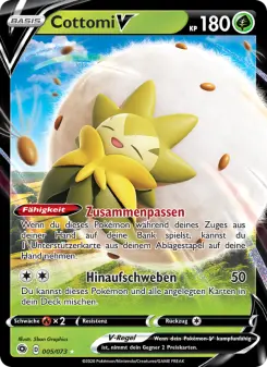 Pokémon-Karte Cottomi V 005/073