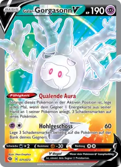 Pokémon-Karte Galar-Gorgasonn V 071/073