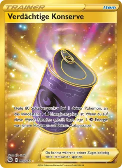 Pokémon-Karte Verdächtige Konserve 080/073