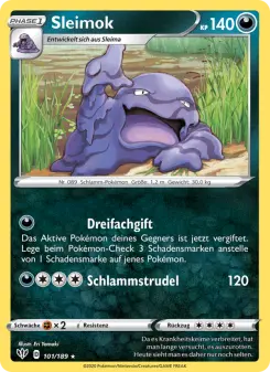 Pokémon-Karte Sleimok 101/189