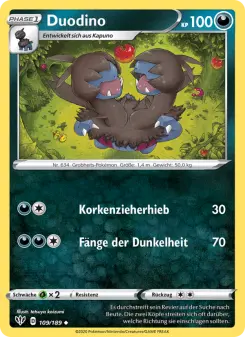 Pokémon-Karte Duodino 109/189