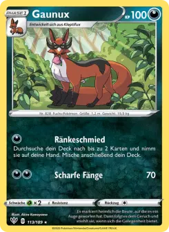 Pokémon-Karte Gaunux 113/189