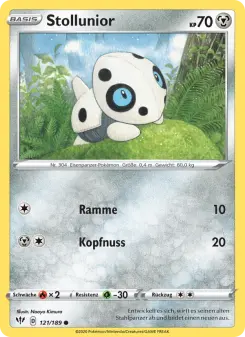 Pokémon-Karte Stollunior 121/189