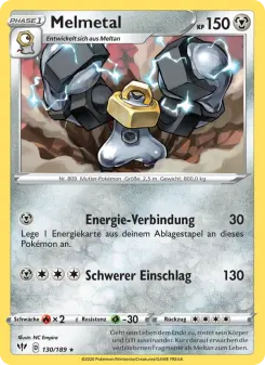 Pokémon-Karte Melmetal 130/189