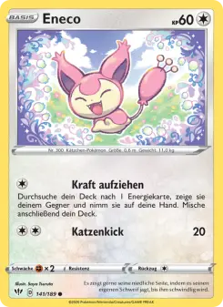 Pokémon-Karte Eneco 141/189