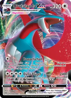 Pokémon-Karte Brutalanda VMAX 144/189