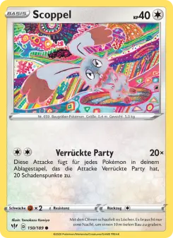 Pokémon-Karte Scoppel 150/189