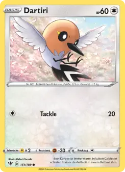 Pokémon-Karte Dartiri 151/189