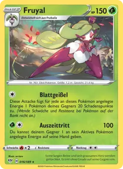 Pokémon-Karte Fruyal 016/189