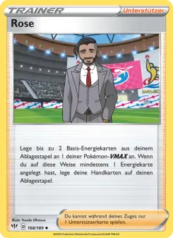 Pokémon-Karte Rose 168/189