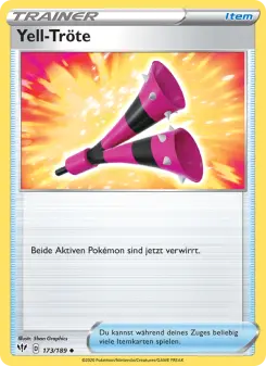 Pokémon-Karte Yell-Tröte 173/189