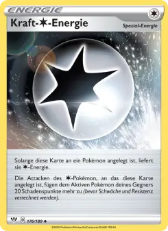 Pokémon-Karte Kraft-Colorless-Energie 176/189