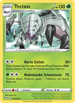 Pokémon-Karte Tectass 018/189