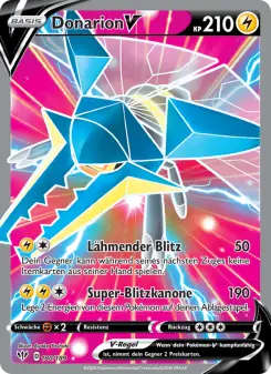 Pokémon-Karte Donarion V 180/189